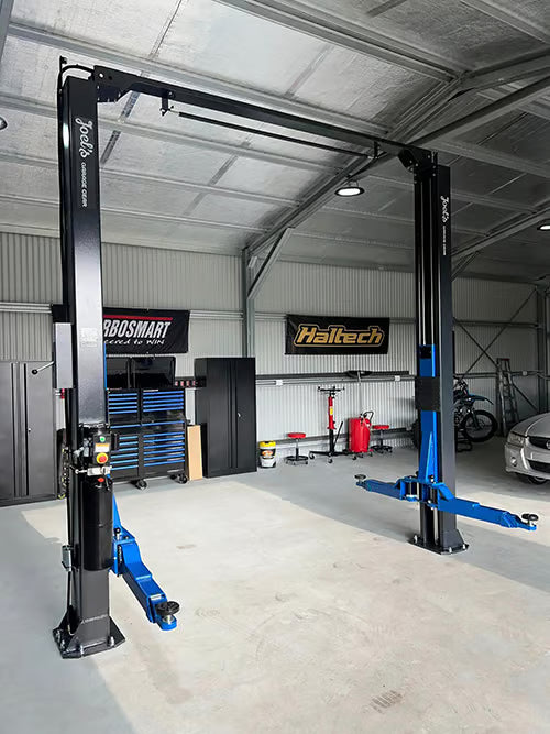 4.5T 2 Post Car Hoist Clear Floor - Premium Garage Lift Australia