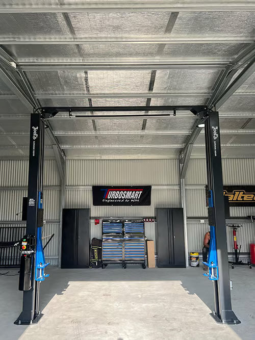 4.5T 2 Post Car Hoist Clear Floor - Premium Garage Lift Australia