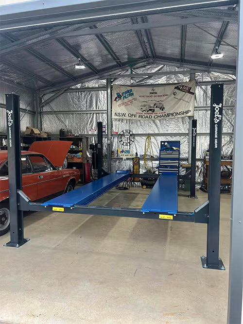 4T 4 Post Car Hoist - Premium Garage Lift Australia