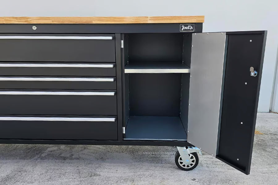 72″ Black Workbench Tool Trolley by Joels Garage Gear