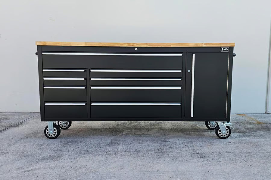 72″ Black Workbench Tool Trolley by Joels Garage Gear