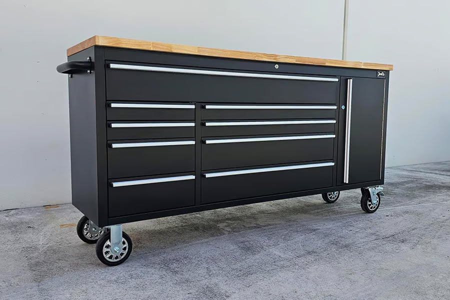 72″ Black Workbench Tool Trolley by Joels Garage Gear