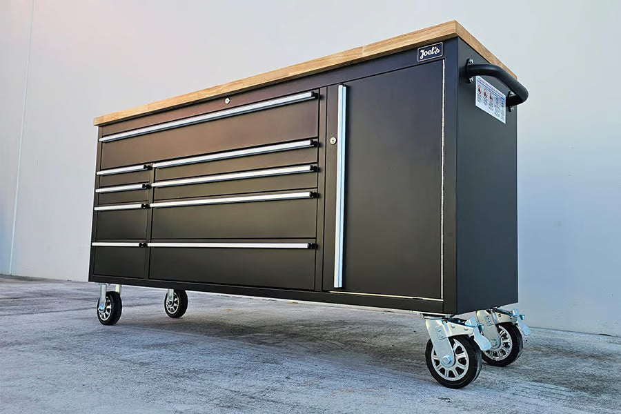 72″ Black Workbench Tool Trolley by Joels Garage Gear