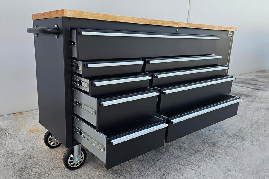 72″ Black Workbench Tool Trolley by Joels Garage Gear