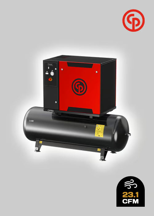 Chicago Pneumatic Silent Piston Air Compressor & 500L Tank – 4kW 415V