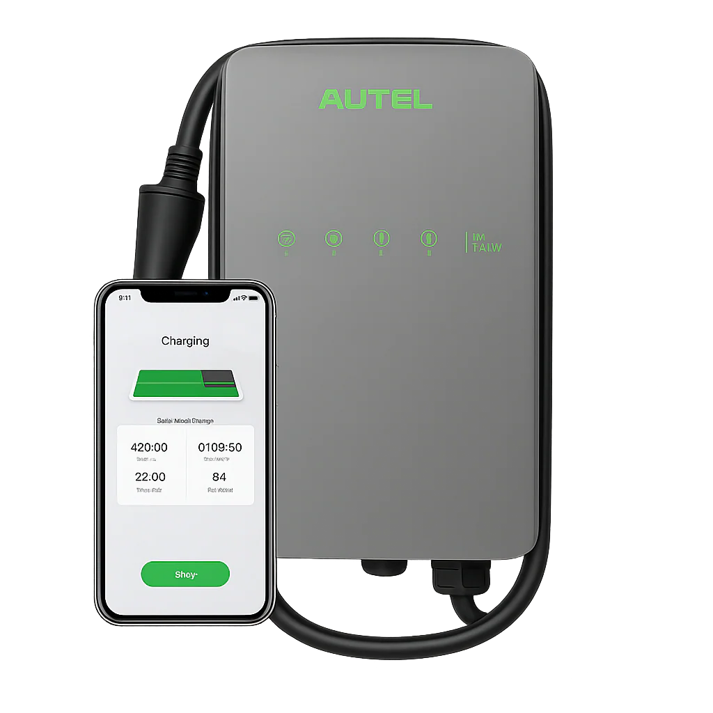 Autel Maxicharger AC Lite - Single Phase (7.4kW) - Tethered 5m