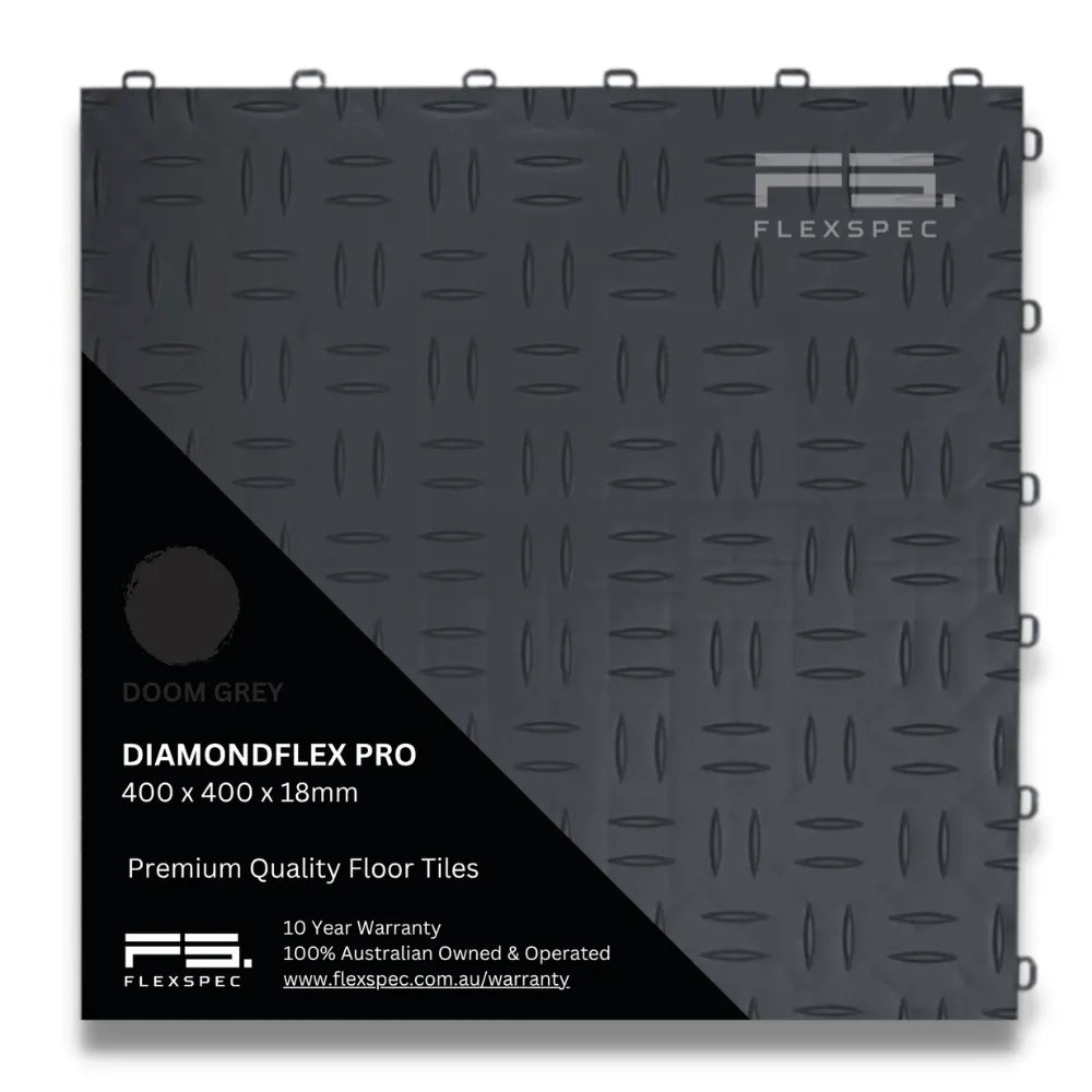 DiamondFlex Pro Garage Tile – 400x400x18mm