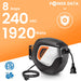 Retractable Extension Cord Reel-15m power data