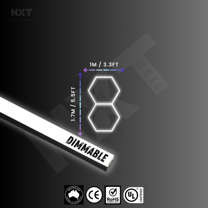 NXTBEAM Hexagon - Honeycomb - LED Lighting Kit DIMMABLE