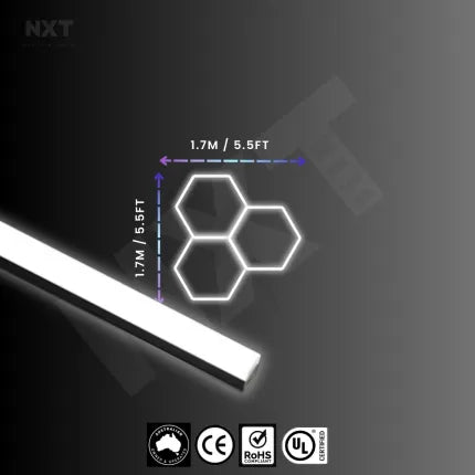 NXTBEAM Hexagon - Honeycomb - LED Lighting Kit