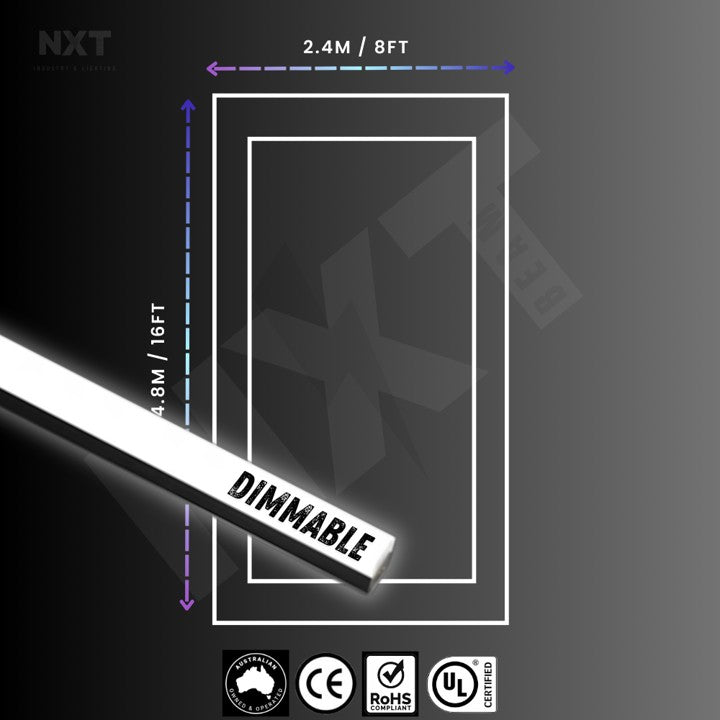NXTBEAM Rectangle - Boxed - LED Lighting Kit - DIMMABLE