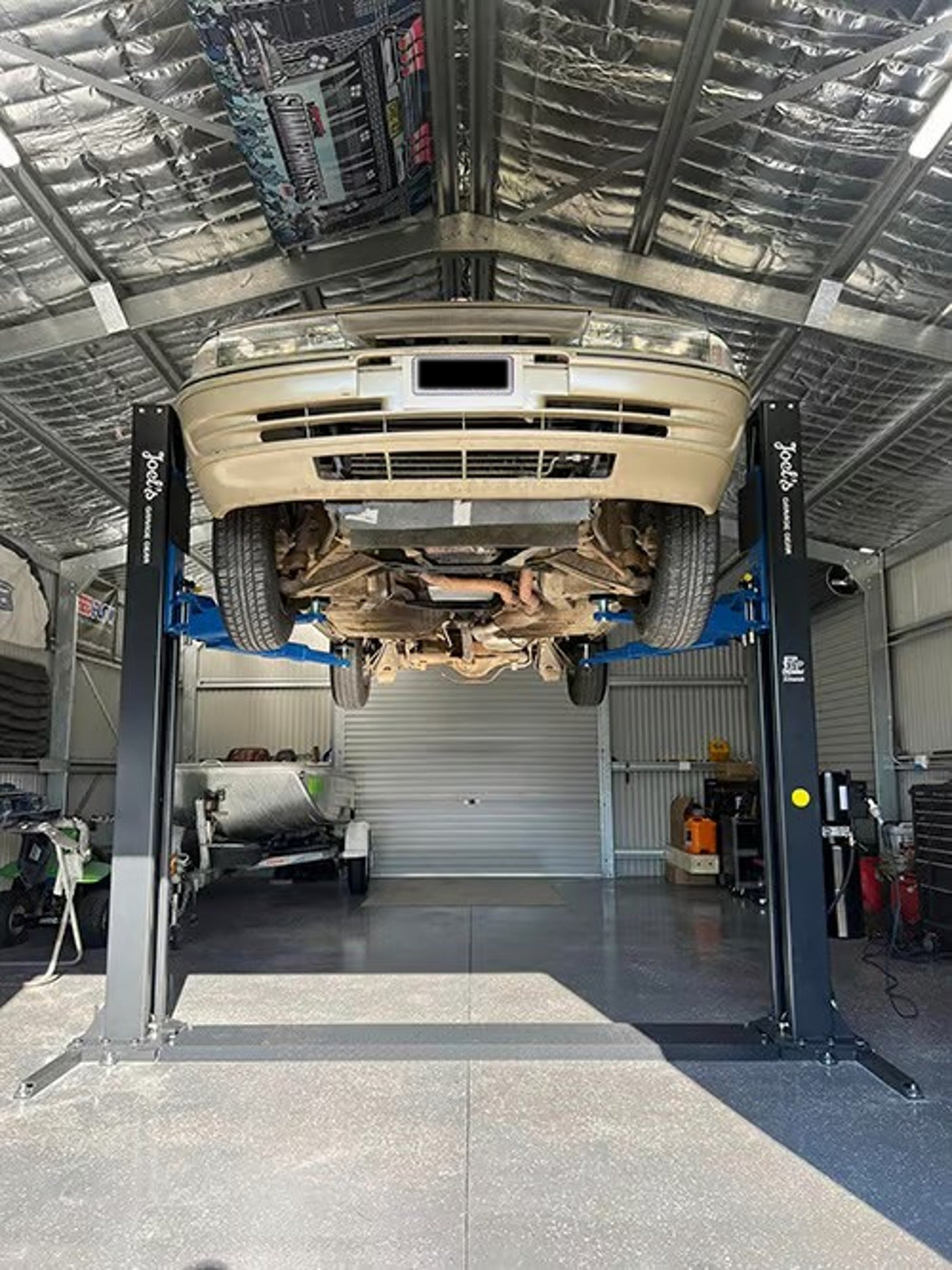 4T 2 Post Base Plate Car Hoist - Premium Garage Lift Australia