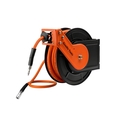 Retractable Air Hose Reel-Alloy Steel-3/8in-15m without Bracket