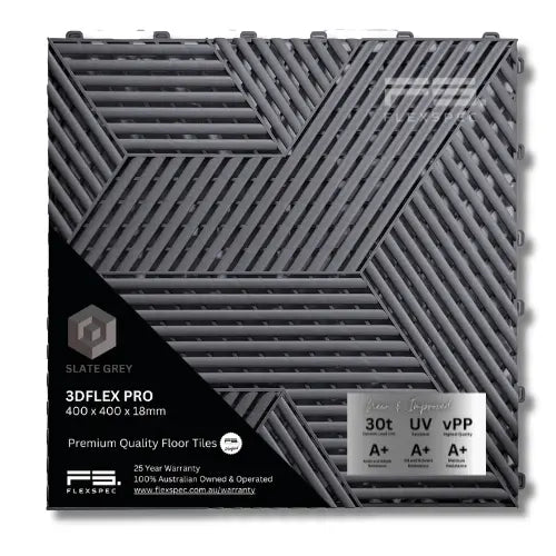 3DFlex Pro™ Garage Tile – 400x400x18mm