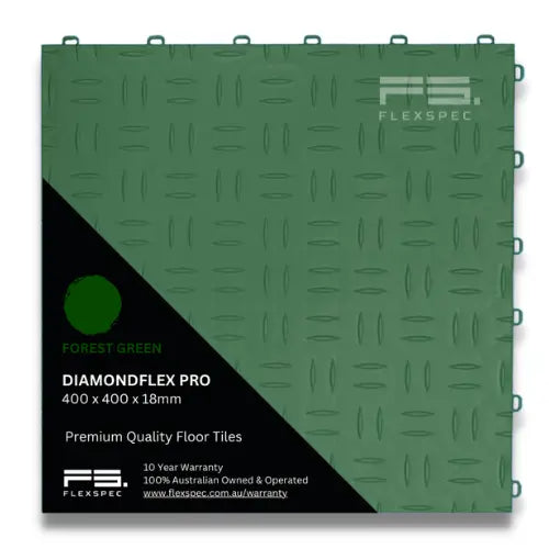 DiamondFlex Pro Garage Tile – 400x400x18mm