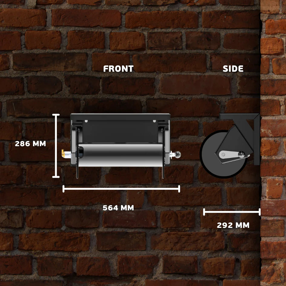 Bigboi WashR Fixed Wall Mount with Hose Reel