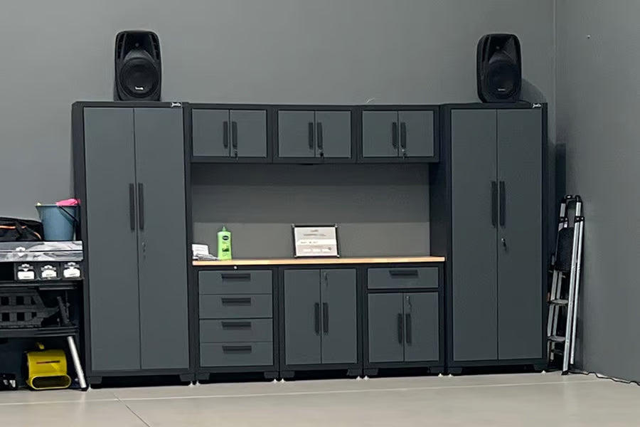 Garage Cabinet 8 Piece Combo by Joels Garage Gear