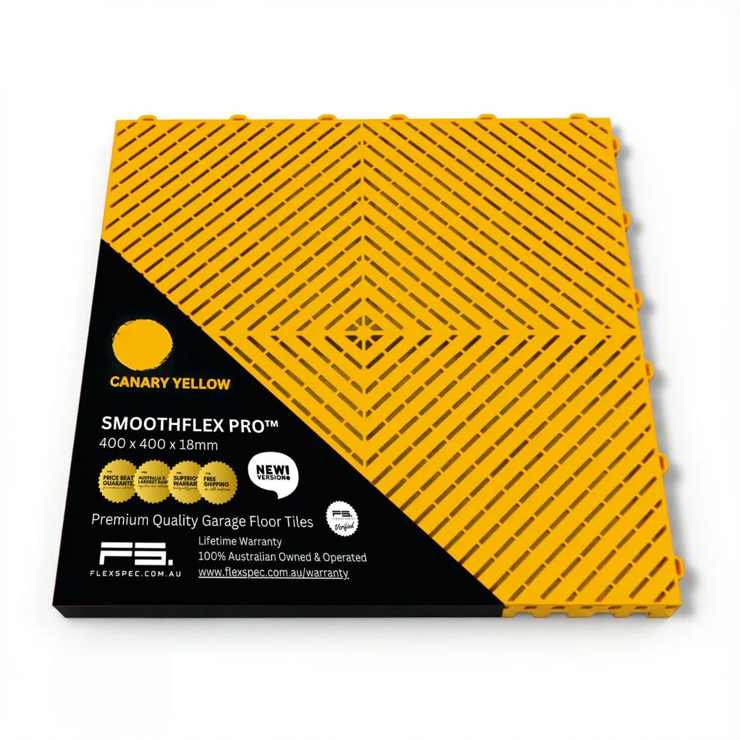 SmoothFlex Pro™ Garage Tile – 400x400x18mm