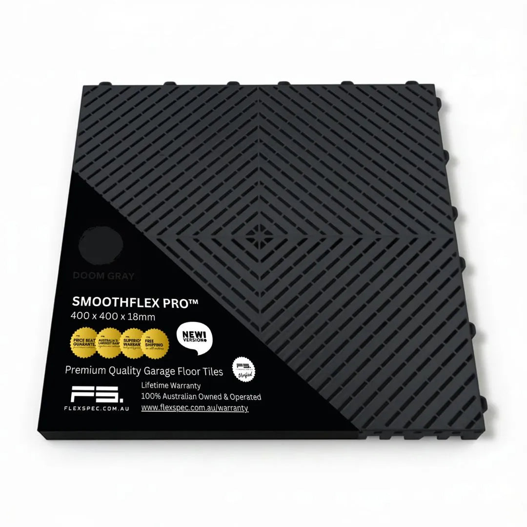 SmoothFlex Pro™ Garage Tile – 400x400x18mm