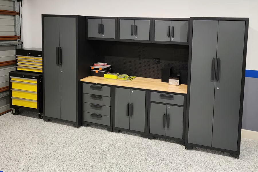 Garage Cabinet 8 Piece Combo by Joels Garage Gear
