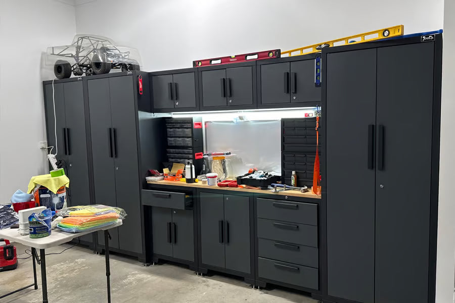 Garage Cabinet 8 Piece Combo by Joels Garage Gear