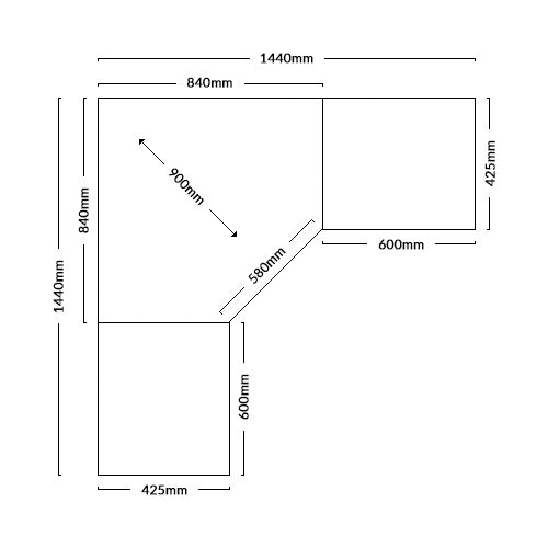 Garage Storage Corner 6 Piece by Joels Garage Gear