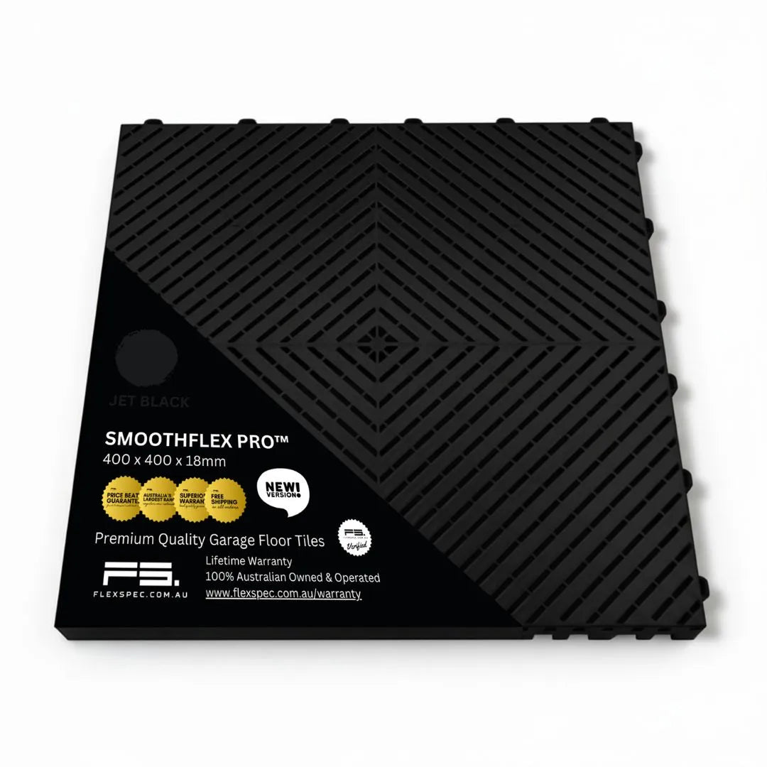 SmoothFlex Pro™ Garage Tile – 400x400x18mm