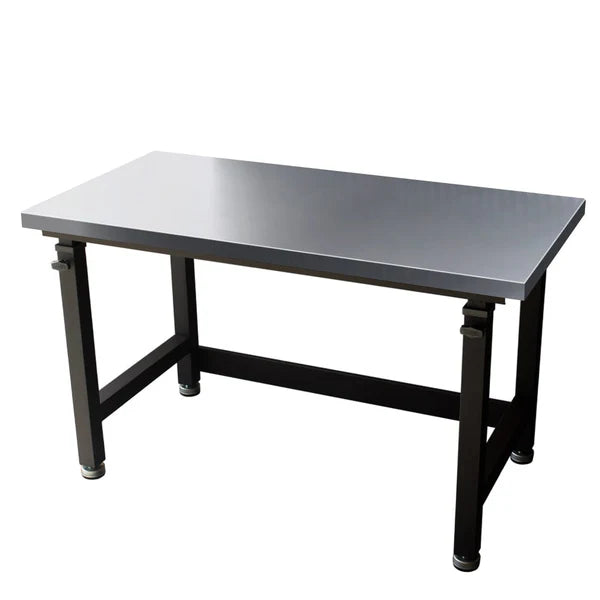 MAXIM HD 48" Stainless Steel Top Adjustable Height Workbench