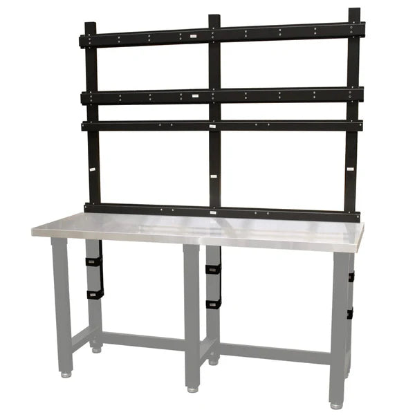 MAXIM 8 Piece Garage Storage System & Mounting Kit - Workbench, Peg Board & Roll Cabinets