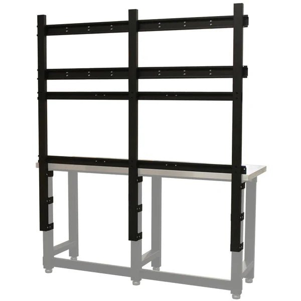 MAXIM 8 Piece Garage Storage System & Mounting Kit - Workbench, Peg Board & Roll Cabinets