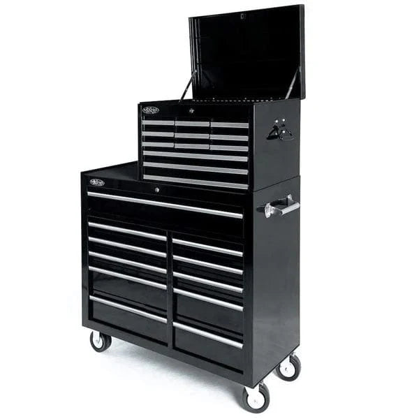 Maxim Pro 42" Roll Cabinet with 27" Top Tool Chest 23 Drawer Combo