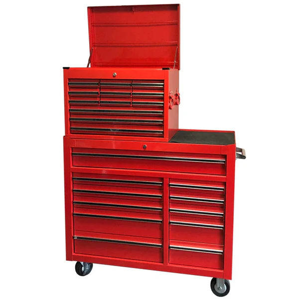 Maxim Pro 42" Roll Cabinet with 27" Top Tool Chest 23 Drawer Combo