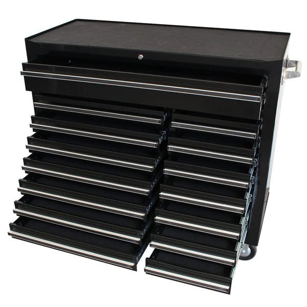 Maxim Pro 42" 25 Drawer Top Tool Chest & Roll Cabinet Toolbox