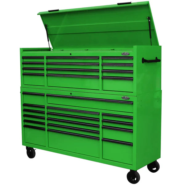 MAXIM PRO 72” Ultimate 28 Drawer Top Chest & Roll Cabinet Toolbox with Optional Side Locker