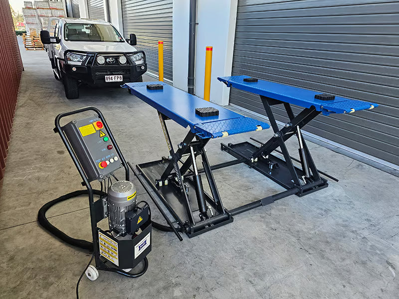 3T Portable Scissor Lift Hoist - Premium Garage Lift Australia