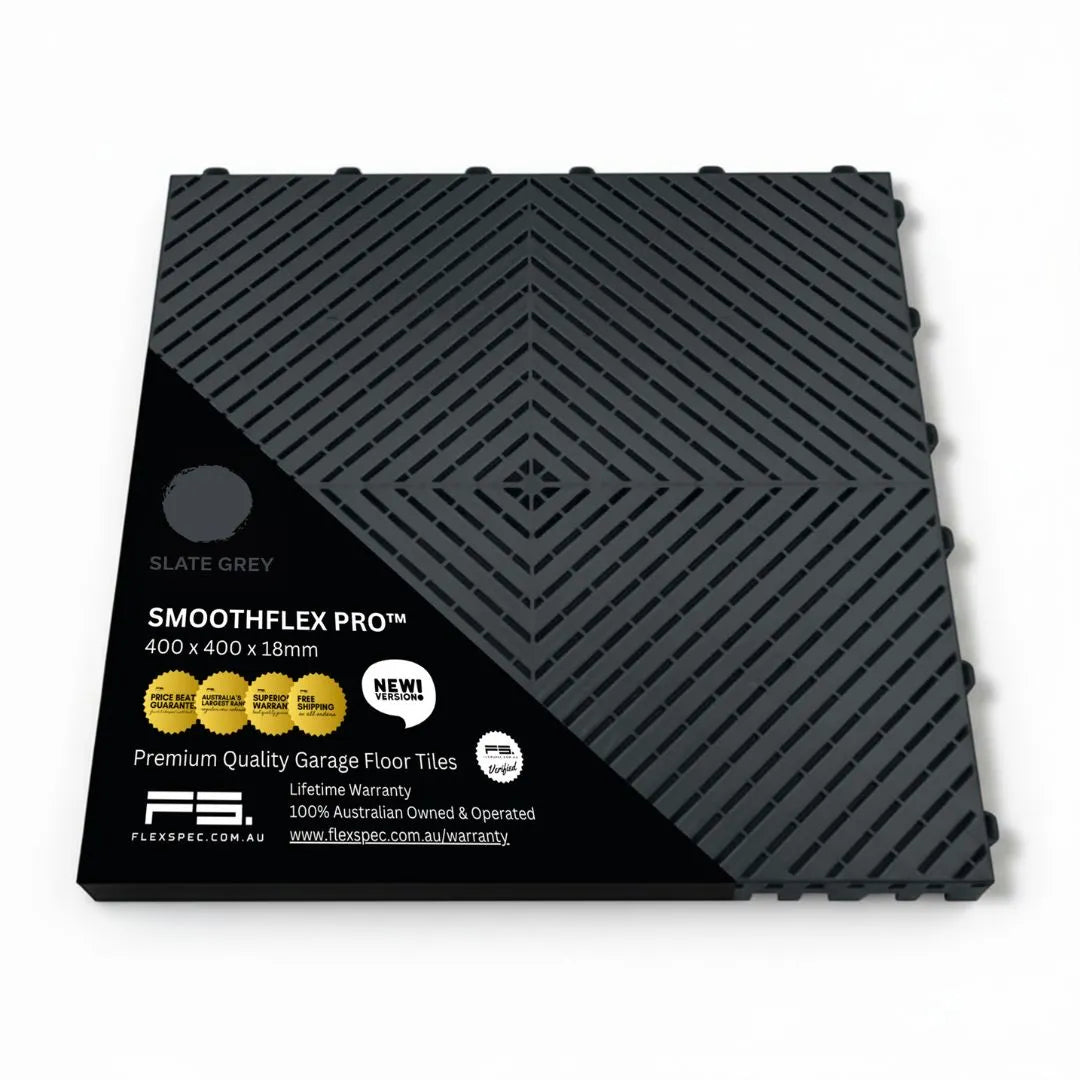 SmoothFlex Pro™ Garage Tile – 400x400x18mm